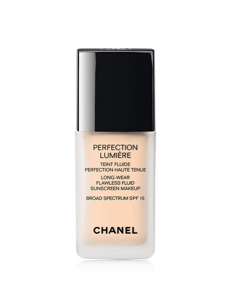 chanel perfection lumière long wear flawless fluid makeup spf 15|chanel perfection lumière long wear.